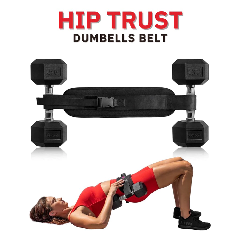 Hip Thrust Belt เข็มขัดออกกำลังกายสำหรับเล่นก้น ขา และช่วงล่าง อุปกรณ์เสริมสำหรับสายโฮมยิม