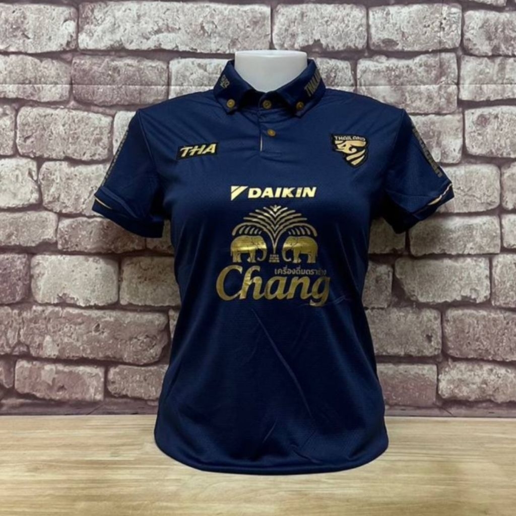 เสื้อบอลหญิงทีมชาติไทย อก 32/38 ทรงเข้ารูป ดีไซน์แฟชั่น สวยงาม - รูปที่ 3