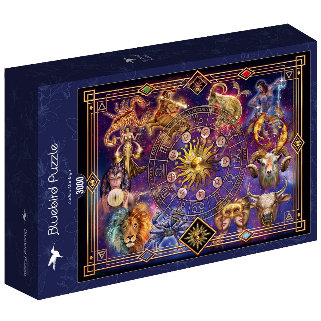BLUEBIRD PUZZLE: Zodiac Montage (3000 Pieces) [Jigsaw Puzzle]