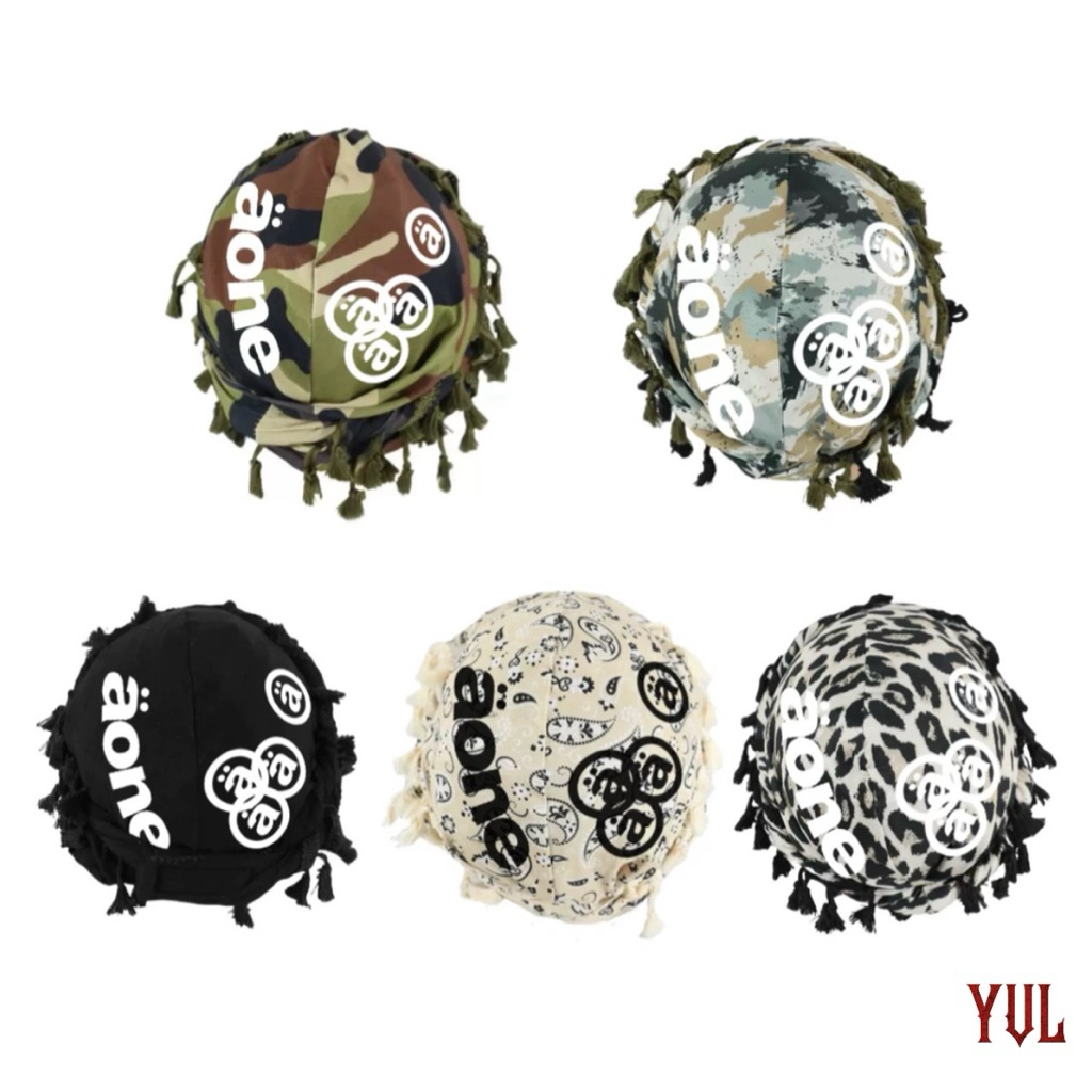 AONE4SURE Logo Reflective Camo Du-rag