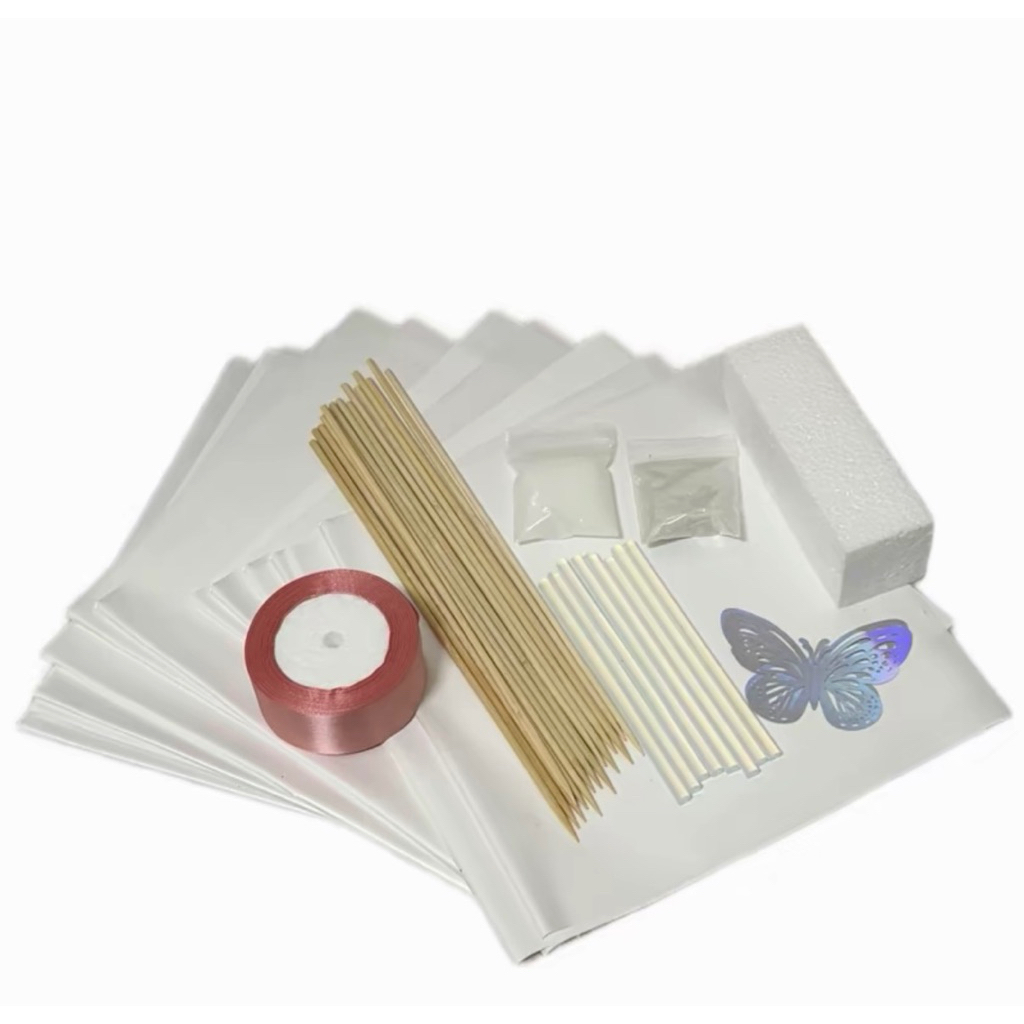 เซ็ตทำช่อดอกไม้ 15 ดอก อุปกรณ์ครบ พร้อมทำ มอบให้คนพิเศษ เลือกของตกแต่งเพิ่มทักหรือกดอีกตะกร้า - รูปที่ 4