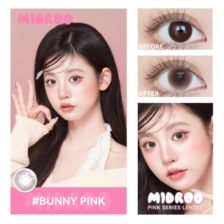 Midroo 【0°~-600°】🐇Bunny-14.5mm 🐇ไร้ขอบ series คอนแทคเลนส์สี แม่ทัพ สายฝอ รายเดือน เลนส์นุ่ม สายหวาน ตาน่ารัก Monthly