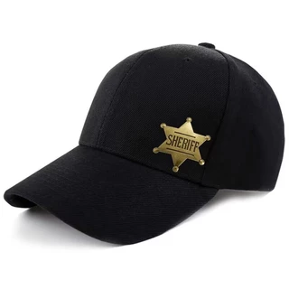 เข็มกลัดดาวนายอำเภอ Sheriff / Deputy สีทองรมดำ สไตล์วินเทจสุดคลาสสิก 00PIN01