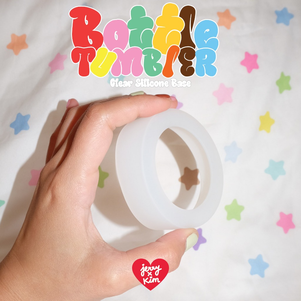 ฐานซิลิโคนสีใสรองแแก้วน้ำ แค่ฐานเท่านั้น Tumbler Silicone Base