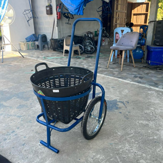 รถเข็นเก็บยางพารา 🔥แถมฟรีเข่งเบอร์3 ล้อ16นิ้วมือ1 (แบบเหล็กก…