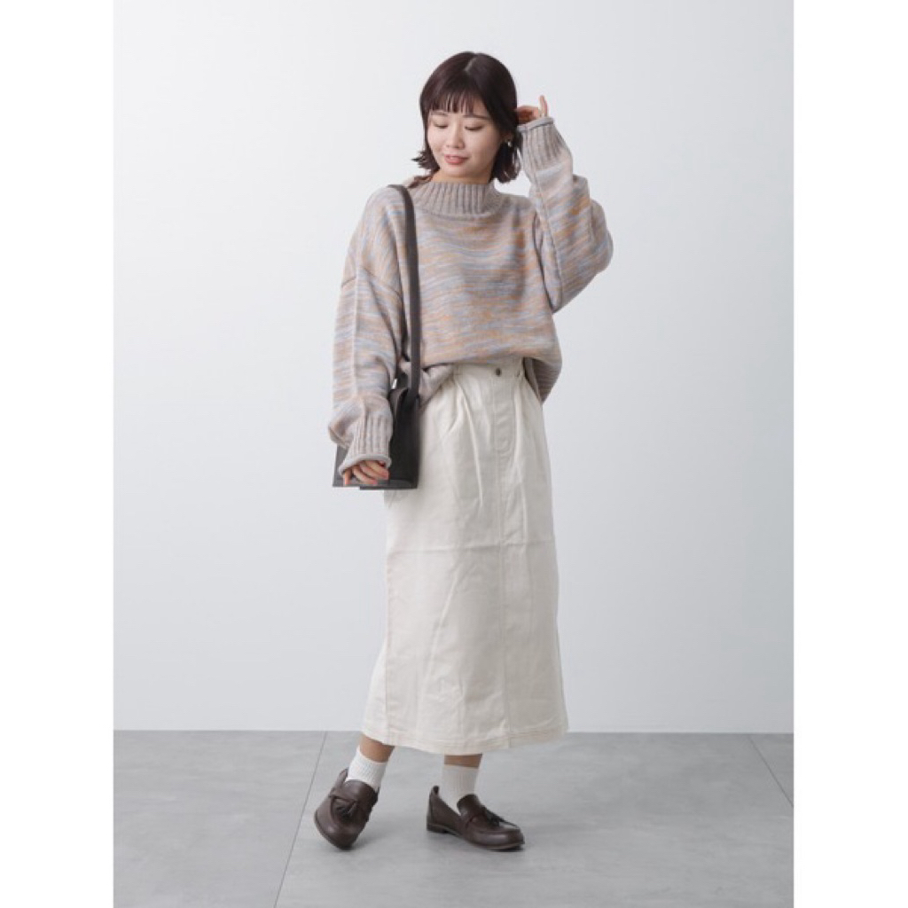 แบรนด์:ehka sopo เสื้อถักคอสูงไหมพรมผสมหลายชนิด แบรนด์ญี่ปุ่นมือ 1🇯🇵 - รูปที่ 6