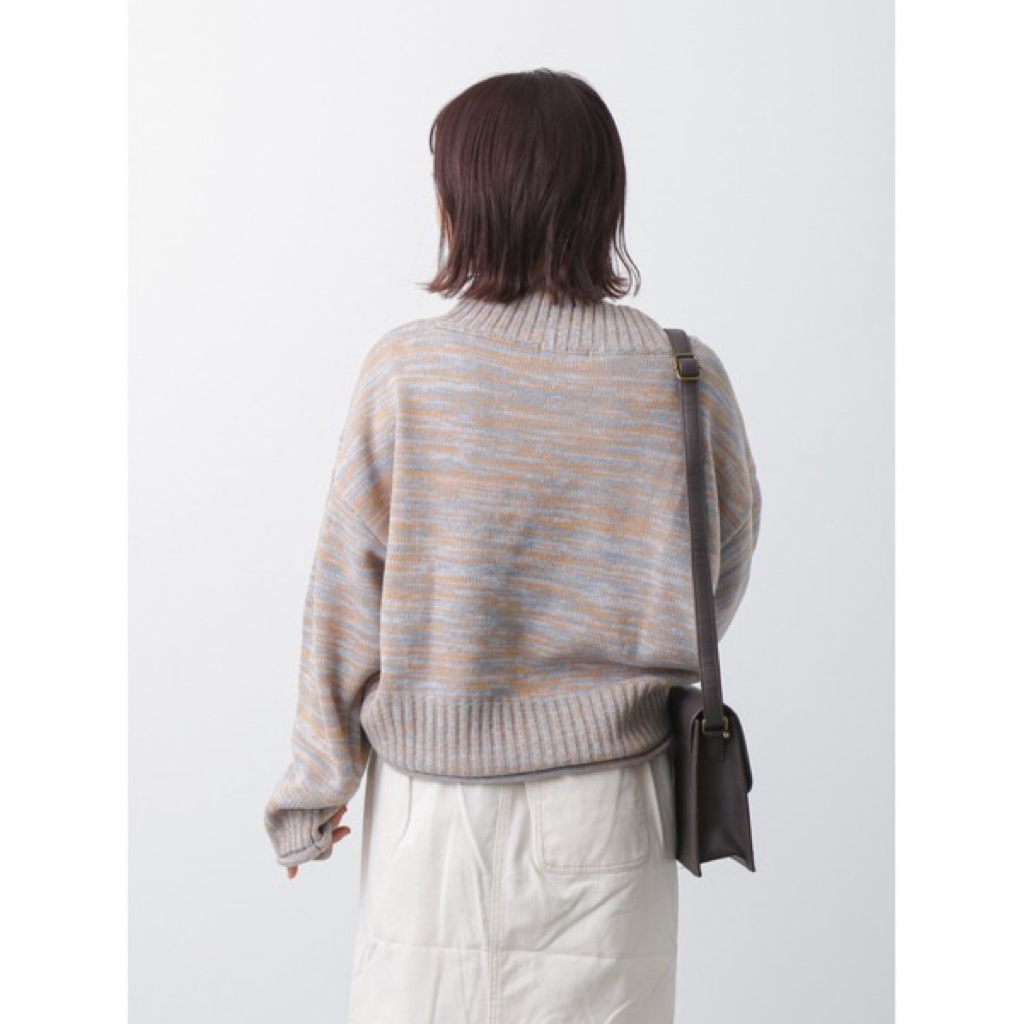 แบรนด์:ehka sopo เสื้อถักคอสูงไหมพรมผสมหลายชนิด แบรนด์ญี่ปุ่นมือ 1🇯🇵 - รูปที่ 7