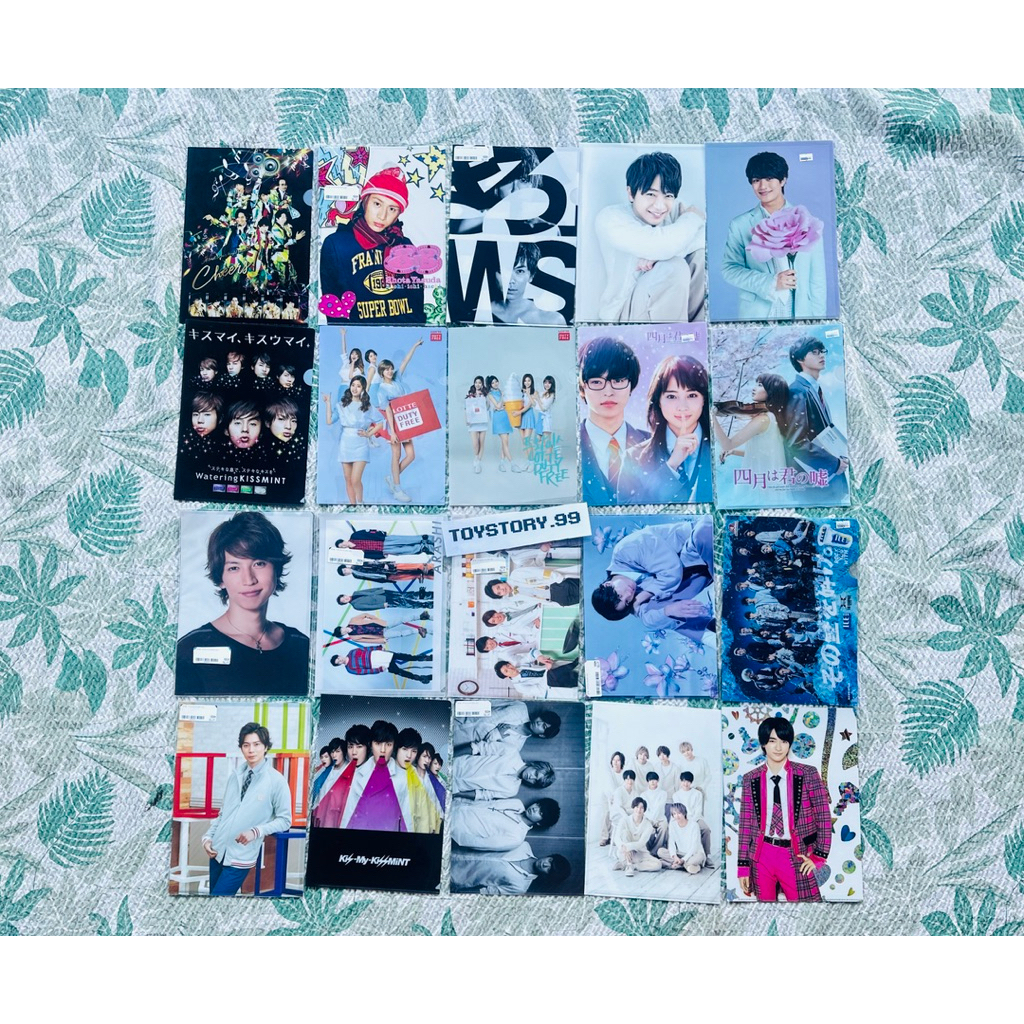 💎 แฟ้ม A4 ดารานักร้องจากญี่ปุ่น 201-220