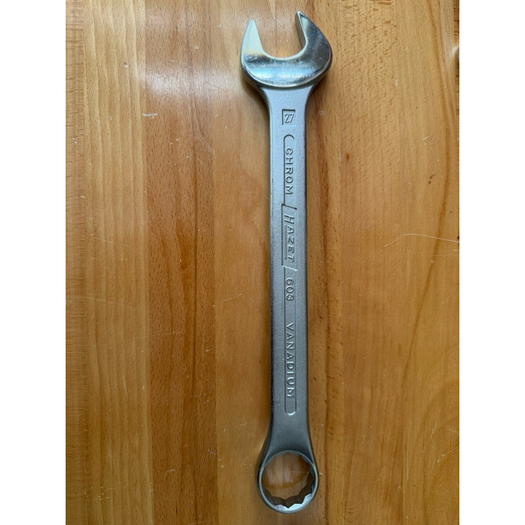 Hazet 603 Germany No.27ประแจแหวนข้างปากตายเบอร์27
