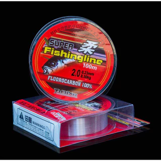 สายเอ็น Super Fishing Line เหมาะสมกับนักตกปลาที่ต้องการ สาย FLUROCARBON 100 % เหนียวทดต่อแรงดึงได้ดี จมน้ำเร็ว