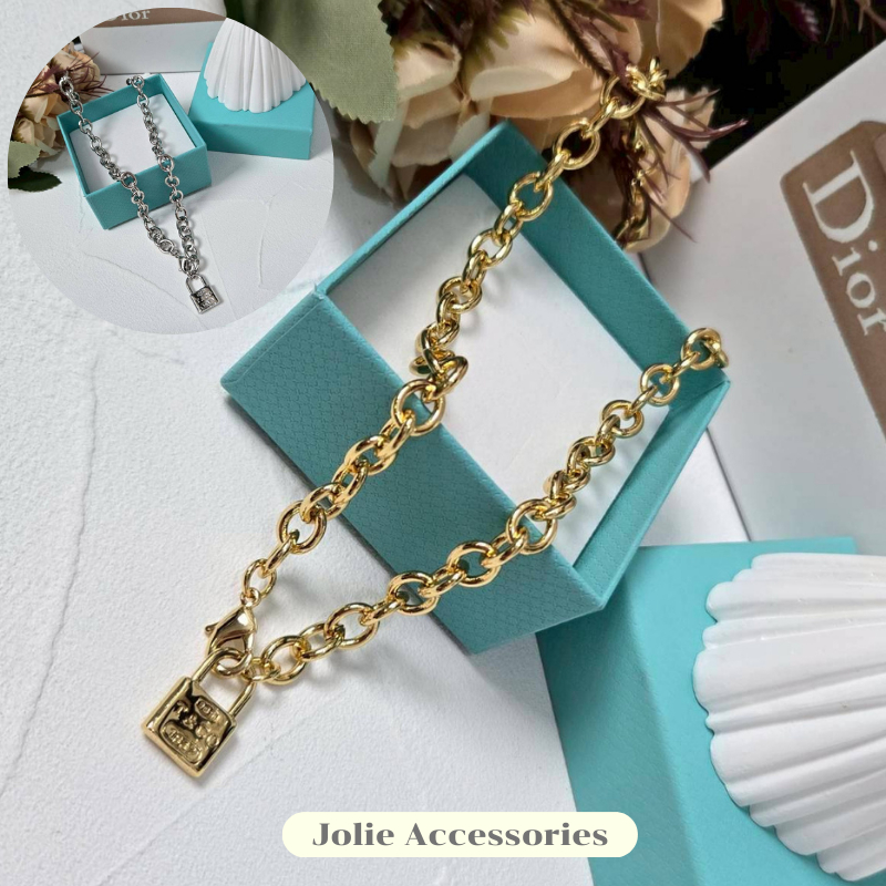 (T11) สร้อยคอ T เกรด Ori 1:1  สินค้าพร้อมส่ง ราคาถูก มีปั๊มแบรนด์  งานสวยคุณภาพดี ♡