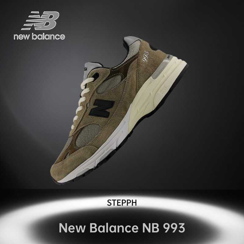 ของแท้ 100%- JJJJound x  New Balance NB 993 Low Sneakers  U993JJ green