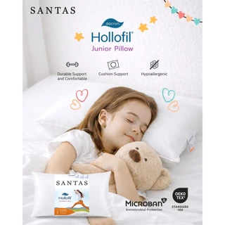 SANTAS หมอนหนุนเด็ก รุ่น DACRON HOLLOFIL® JUNIOR แถมฟรีปลอกหมอน คละสี คละลาย