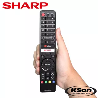 รีโมททีวี ชาร์ป ไม่มีคำสั่งเสียง SHARP Smart TV Remote Control No Voice Control รุ่น GB326WJSA