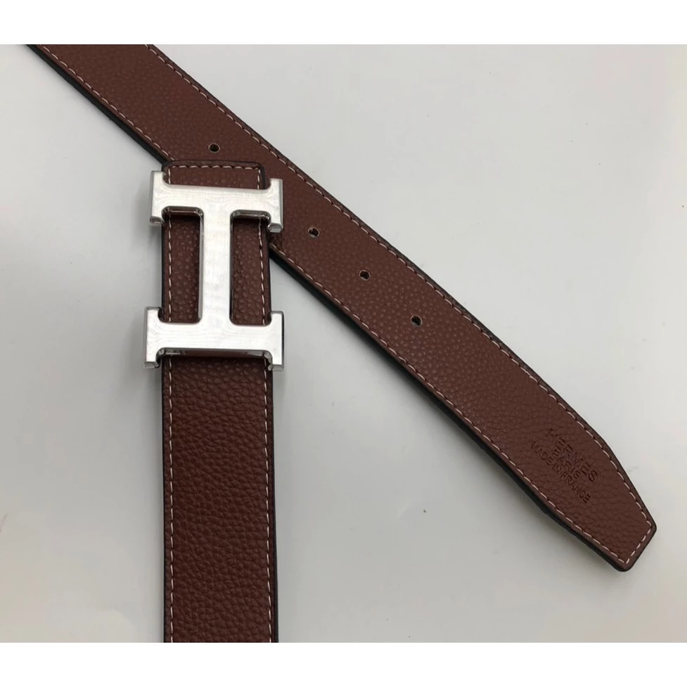 เข็มขัดผู้ชายถนัดวาง 3.8 cm ใส่ได้ 2 ด้านสินค้าพร้อมส่งจากไทย