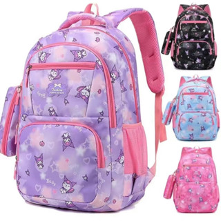 กระเป๋านักเรียน เป้เด็กผู้หญิง ใบใหญ่ลายารัก พร้อมกล่องดินสอ…