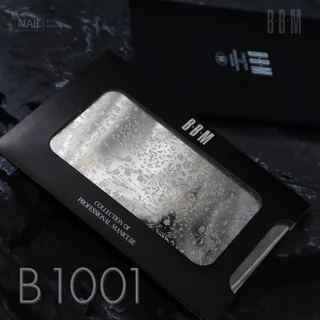 แผ่นปั๊มลายเล็บ เพลตสำหรับปั๊มลายเล็บ Nail Stamping Plate BBM