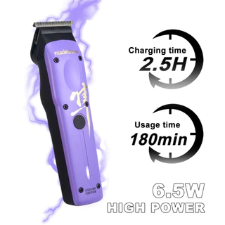 Madeshow M16 สำหรับผู้ชาย พร้อมใบมีด DLC Zero Gapped 6.5W เครื่องตัดผมระดับมืออาชีพสำหรับร้านตัดผม เครื่องตกแต่งทรงผม
