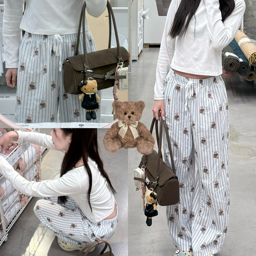 Teddy Comfy Pants - กางเกงผ้าคอตตอน