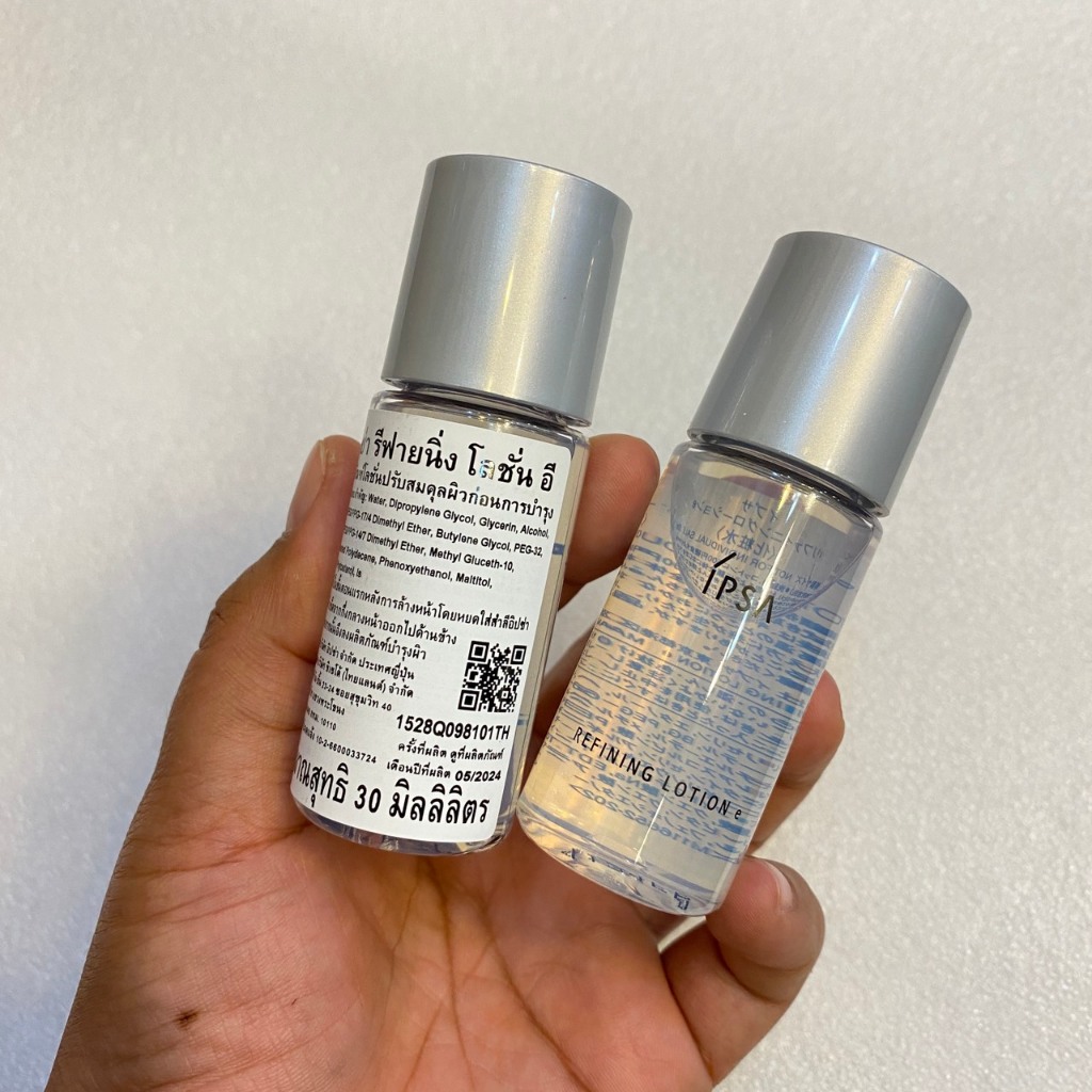 IPSA Refining Lotion e 30 ml. ป้ายเคาน์เตอร์ไทย