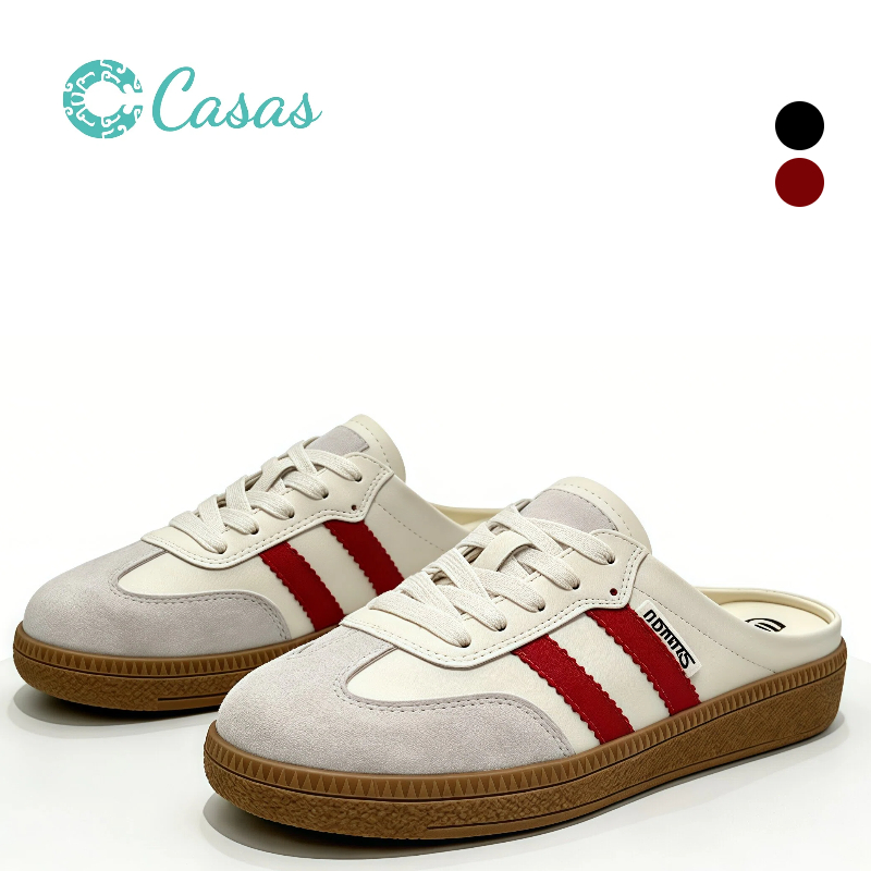 รองเท้าแตะผู้หญิงแบบปิดนิ้วเท้า ดีไซน์ใหม่ ทันสมัย ​​พื้นหนา กันลื่น ระบายอากาศได้ดี