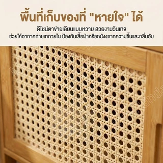 โต๊ะข้างเตียง ที่เก็บของในห้องนอน โต๊ะข้างเตียงที่ทันสมัยเรียบง่าย ตู้เก็บของไม้ไผ่ขนาดเล็ก