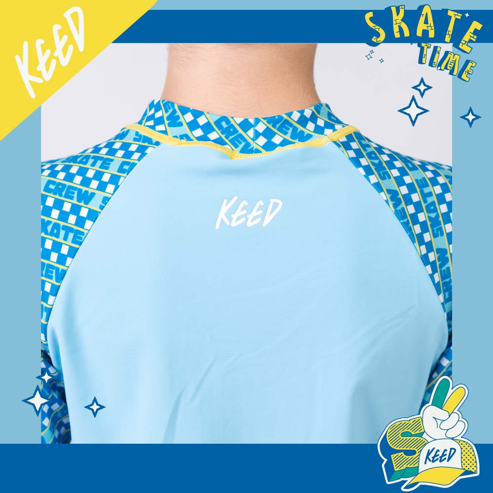 ✨NEW✨KEED  : SKATE TIME ชุดว่ายน้ำเด็กโต ชุดแยก แขนยาว+กางเกงขาสั้น และ แขนสั้น+กางเกงขาสั้น ว่ายน้ำ - รูปที่ 2