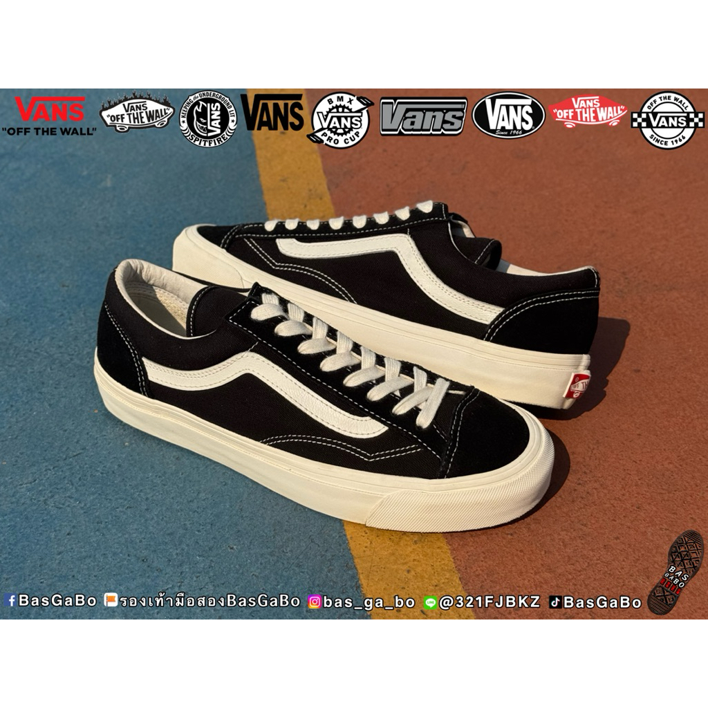 VANS VAULT OG STYLE 36 LX BLACK รองเท้ามือสอง รับประกันแท้ รองเท้าVans Vansมือสอง รองเท้าVansมือสอง 