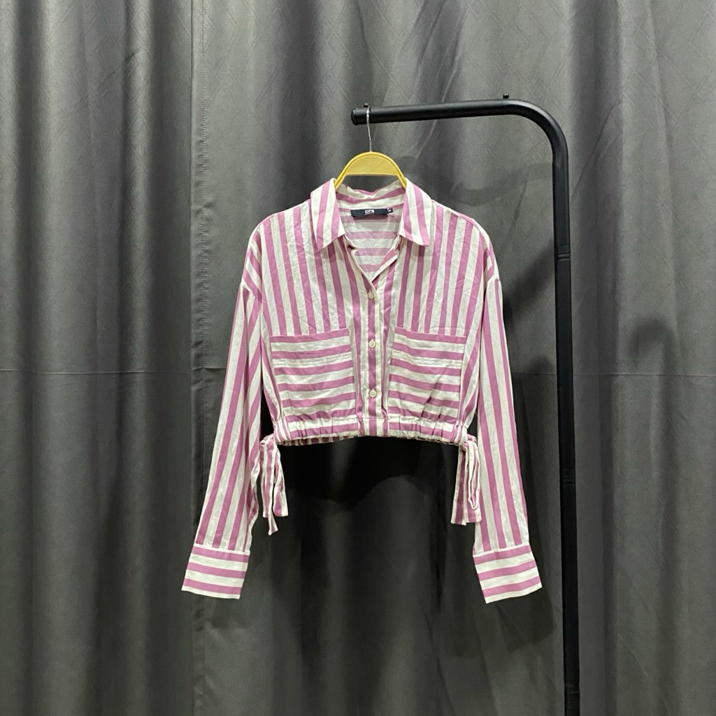 CPS Chaps เสื้อเชิ้ตแขนยาวผู้หญิง sz XS