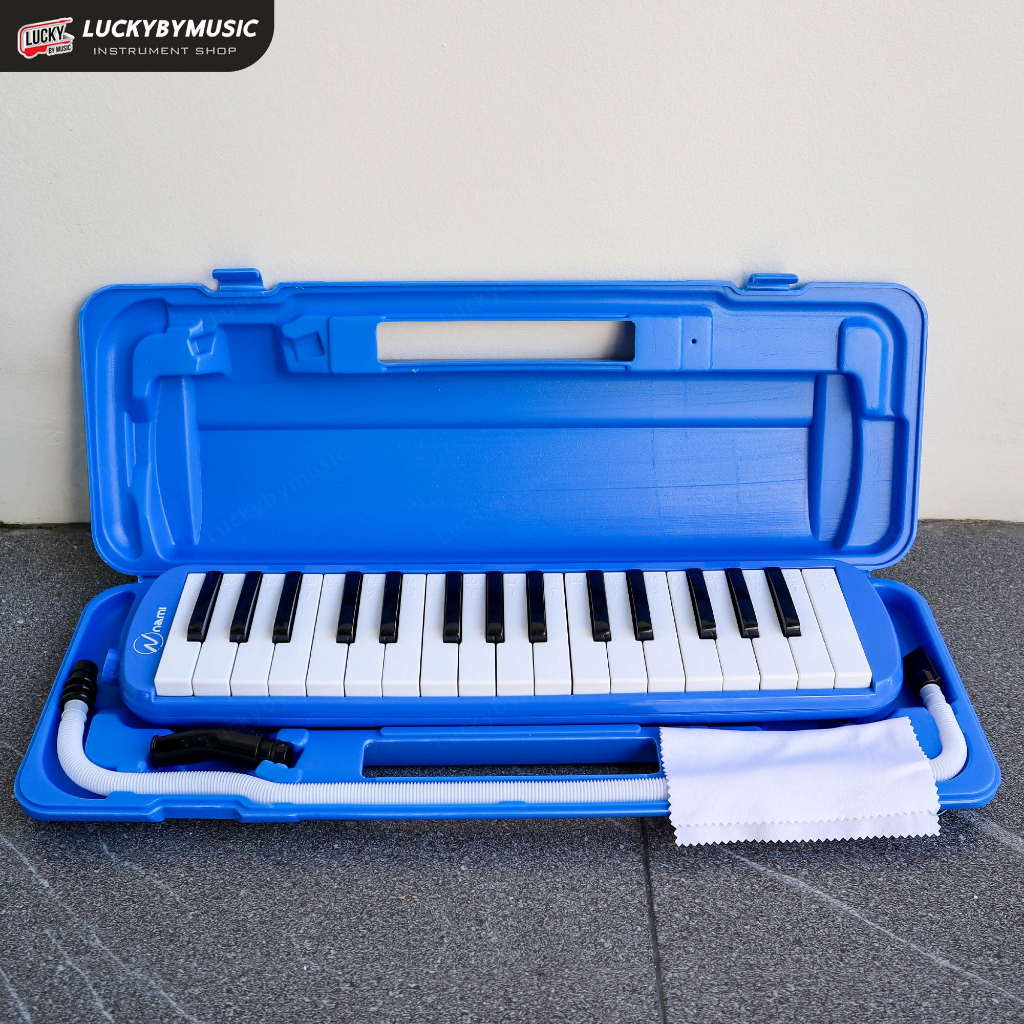 เมโลเดี้ยน Melodian Nami 32 คีย์ เมโลเดียน กล่องเคสแข็ง เลือกสีได้ พร้อมสาย/ปากเป่า