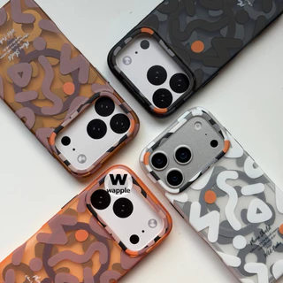 wapple-Case Magnetic Graffiti เคสโทรศัพท์แม่เหล็ก สำหรับรุ่นiPhone13ProMax- 17 17Air 17Pro 17ProMax