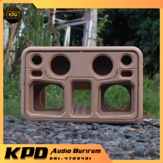 ตู้ลำโพง บลูทูธ DIY งานดิบ ตู้โค้ง 4.5นิ้วคู่ MDF (T45202)