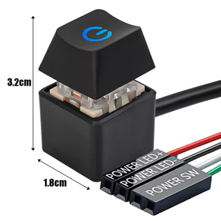สวิตช์เปิด-ปิดคอมพิวเตอร์ Power Switch มีไฟ
