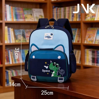 JNK #8002 กระเป๋าเป้ผ้าใบสำหรับเด็กอนุบาล กระเป๋าเตรียมอนุบาล 12 นิ้ว