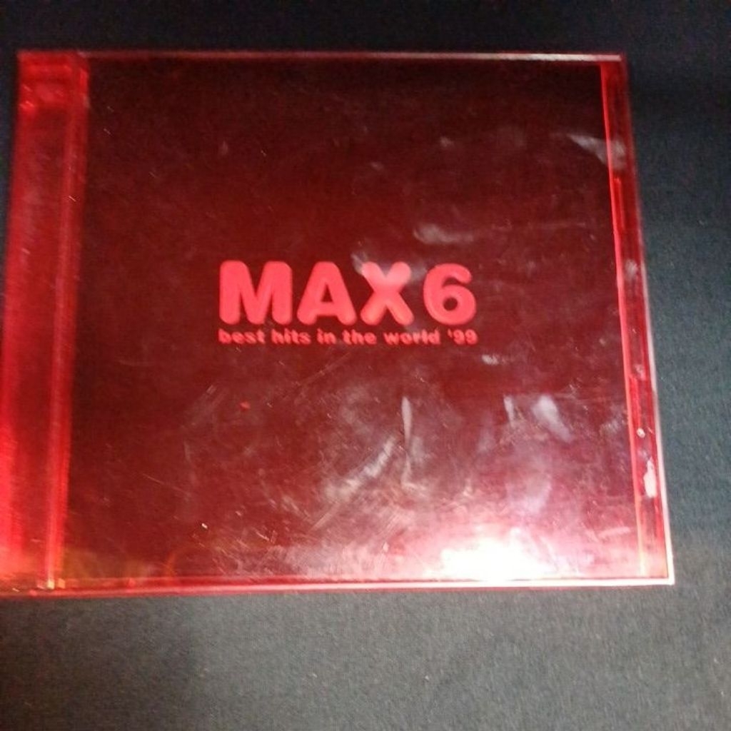 Cd ซีดีเพลง MAX6 :Best hits in the world'99