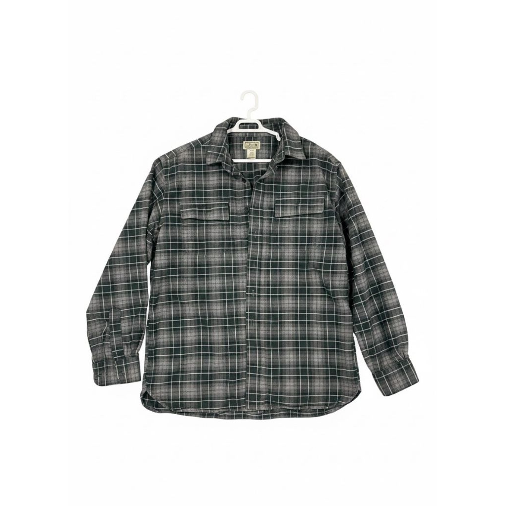 เสื้อเชิ้ต LL BEAN ผ้าคอตตอนวินเทจ มือสองสภาพดี