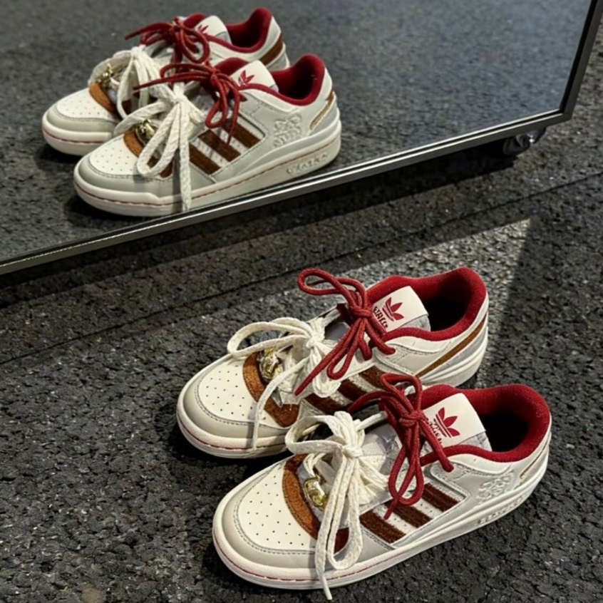 adidas original FORUM  CL ของแท้ 100 % KJ8751 รองเท้าลำลองรุ่นใหม่ 2026 - รูปที่ 4