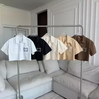 PTSH418 Shirt Crop Logo Promthong