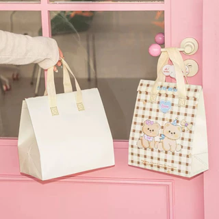 พร้อมส่ง(แพค 25 ใบ)ลิ้งค์2 ถุงเก็บความร้อน/ความเย็น ลายน่ารักก