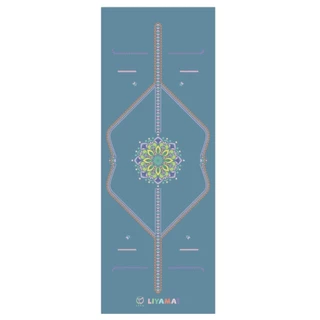 LIYAMAT-เสื่อโยคะ top Pu ยางพาราธรรมชาติ เนื้อผิวเรียบเพิ่มหนา