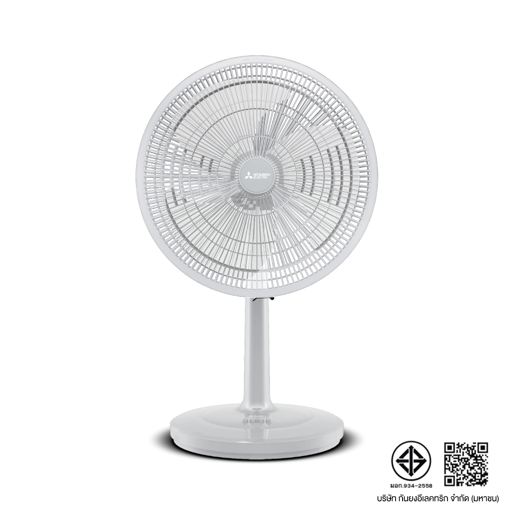 MITSUBISHI ELECTRIC พัดลมตั้งโต๊ะ D18A-GB แบบกดปุ่ม ขนาดใบพัด 18 นิ้ว
