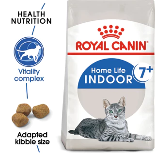 Royal Canin Indoor7+ อาหารแมว สำหรับแมวสูงวัยเลี้ยงในบ้าน อายุ 7 ปีขึ้นไป ขนาด 8 kg.
