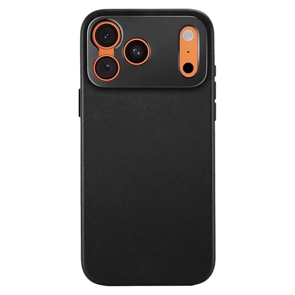 Sandmarc Pro Leather Case เคสกันกระแทกสำหรับ 17 Air / 17 Pro / 17 Pro Max สี Black
