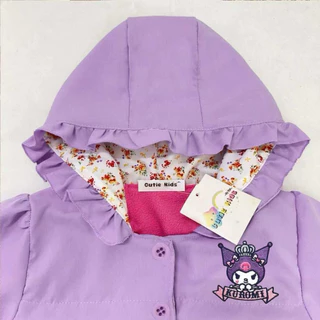 พร้อมส่งในไทย🇹🇭 เสื้อกันหนาว เสื้อคลุม แจ็คเก็ตเด็ก กระดุมหน้า Hoodies งานป้าย Cutie Kids