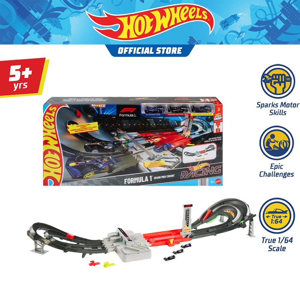Hot Wheels Racing Formula 1 Grand Prix Circuit ชุดรางฮอตวีลส์ ฟอร์มูลาวันกรังด์ปรีซ์ JDY16 CH