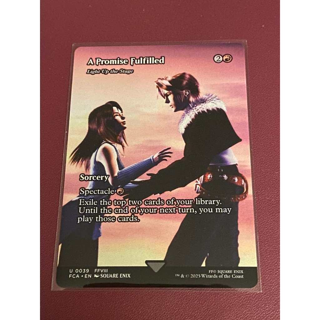 [MTG][FCA] Final Fantasy Through the Ages: Light Up the Stage (0039 - A Promise Fulfilled) การ์ดแท้ Magic The Gathering
