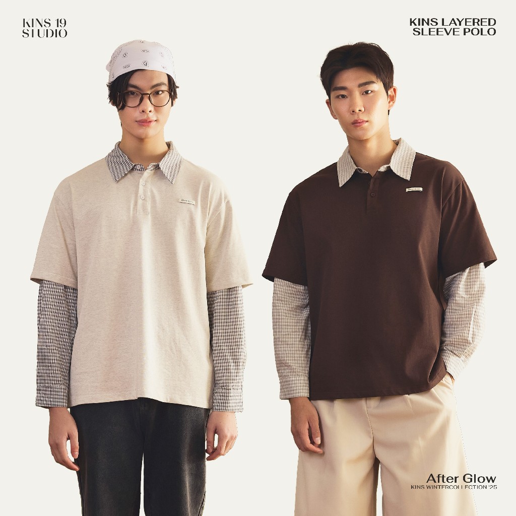 KINS 19 STUDIO | KINS Layered Sleeve Polo [KN146]