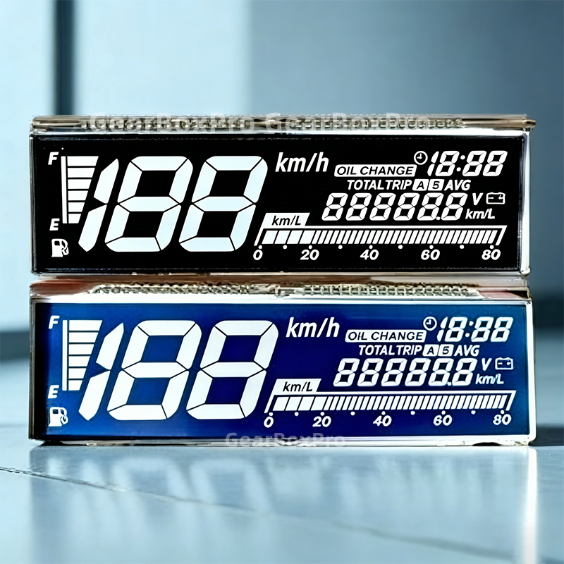 หน้าจอ LCD สำหรับ Honda Click 125i 150i 2018–2025 แสดงผลดิจิตอล มาตรวัดความเร็ว ระยะทาง เชื้อเพลิง อะไหล่แต่งติดตั้งง่าย