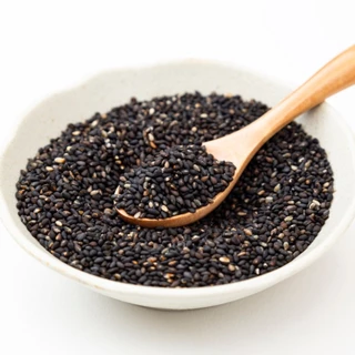 ผงงาดำคั่วบด 100% ( ROASTED BLACK SESAME POWDER )