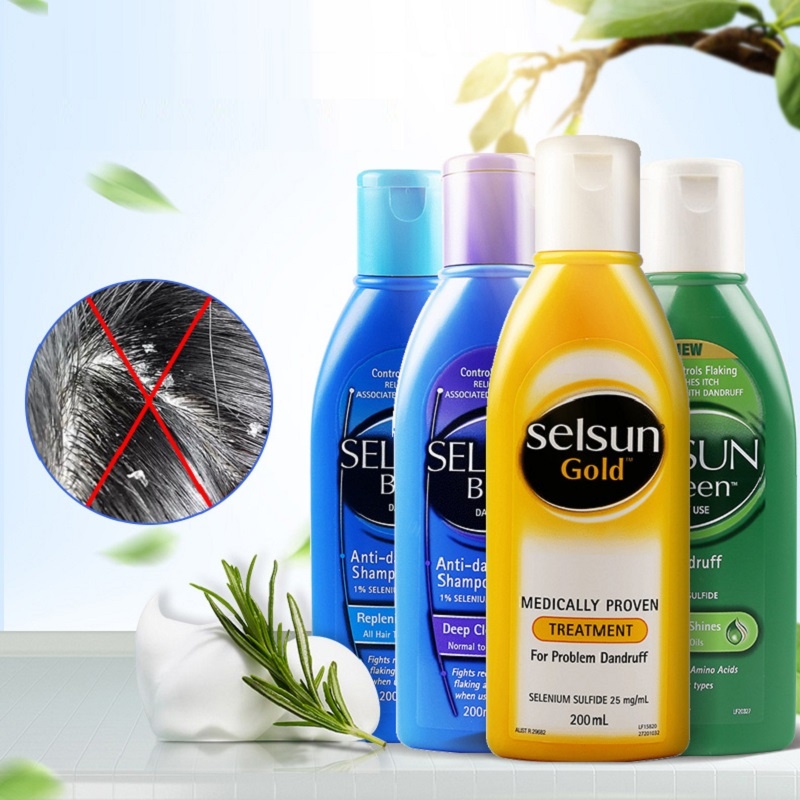 🌸SELSUN🌸2.5% selenium sulfide non-silicone oil, powerful anti-dandruff and oil control anti-itch sha
